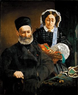 Édouard Manet: Señor y señora Auguste Manet, 1860
