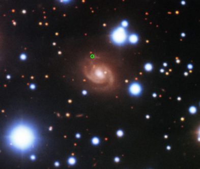 Una imagen de la galaxia de la que provenía la señal rápida / Observatorio Gemini 