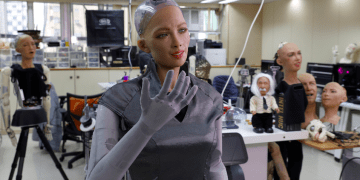 Se desarrollan robots humanoides en el laboratorio de robótica Hanson en Hong Kong