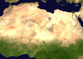 Imagen del desierto del Sahara desde el espacio /NASA