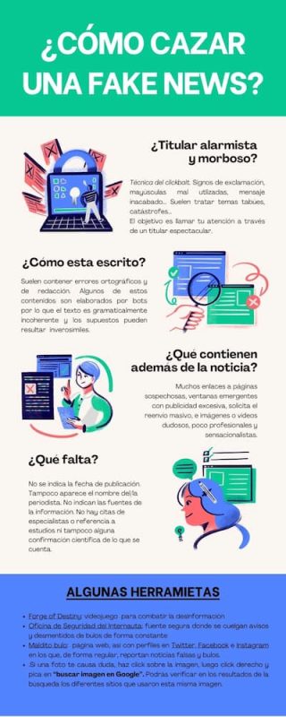 educacion noticias falsas