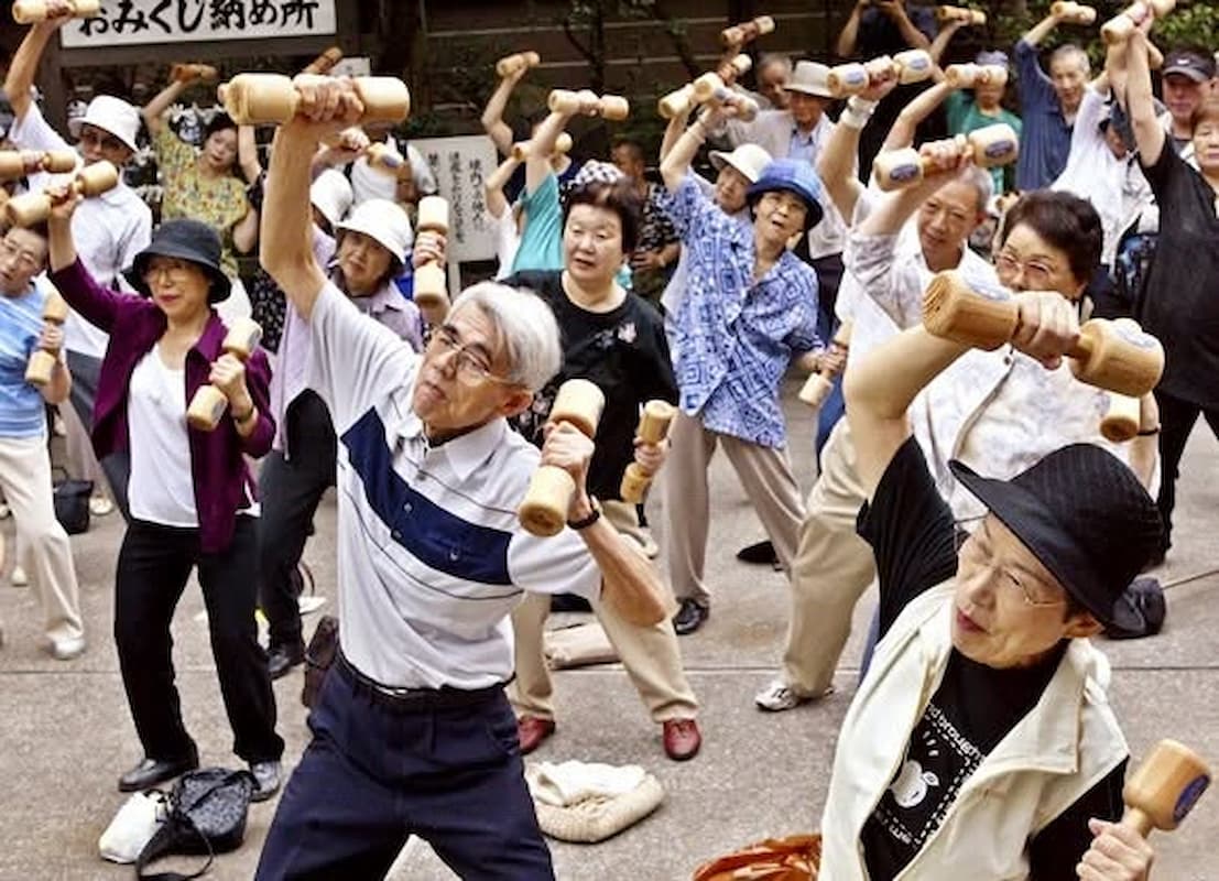 vida Japon centenarios longevidad